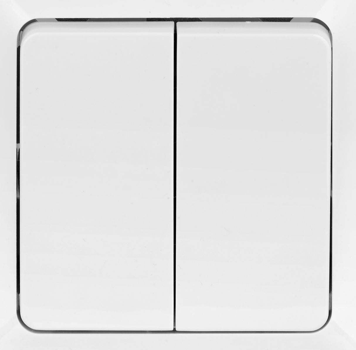 SIRO Schalterblende 2-Kanal Lichtschalter Merkur