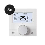 WLAN Aufputz Wandthermostat 5er Vorteilspaket