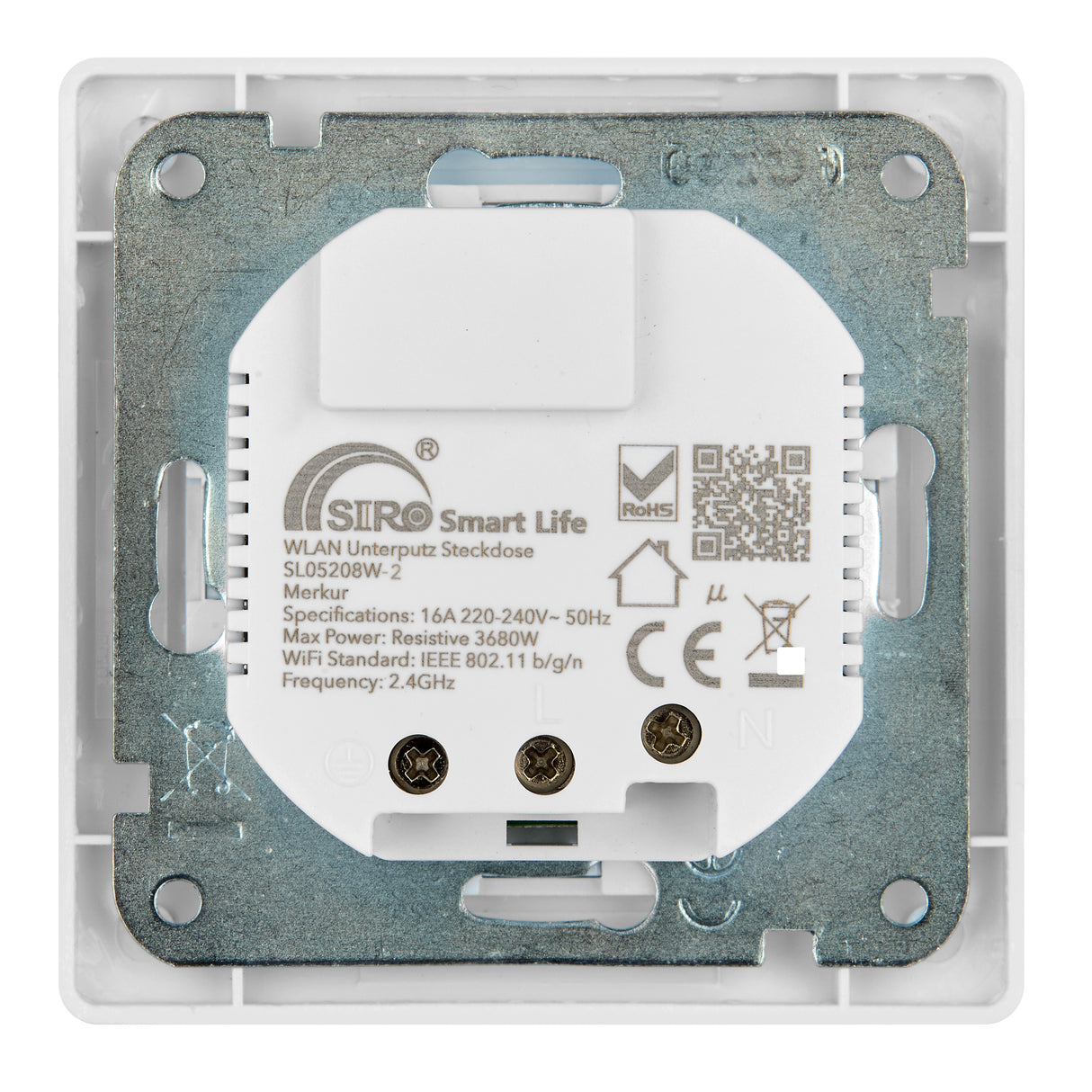 SIRO Smart Recessed Socket Merkur Advantage Package