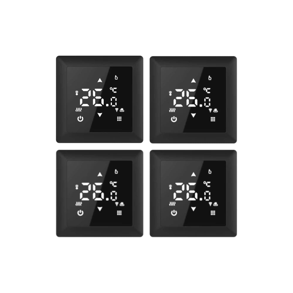 SIRO Smart Raumthermostat SL06116W schwarz 4er Vorteilspaket