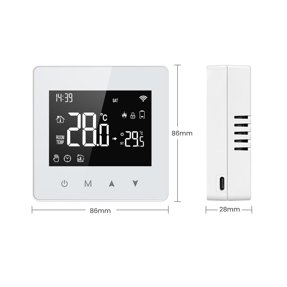SIRO Smart Wi-Fi room thermostat surface-mounted