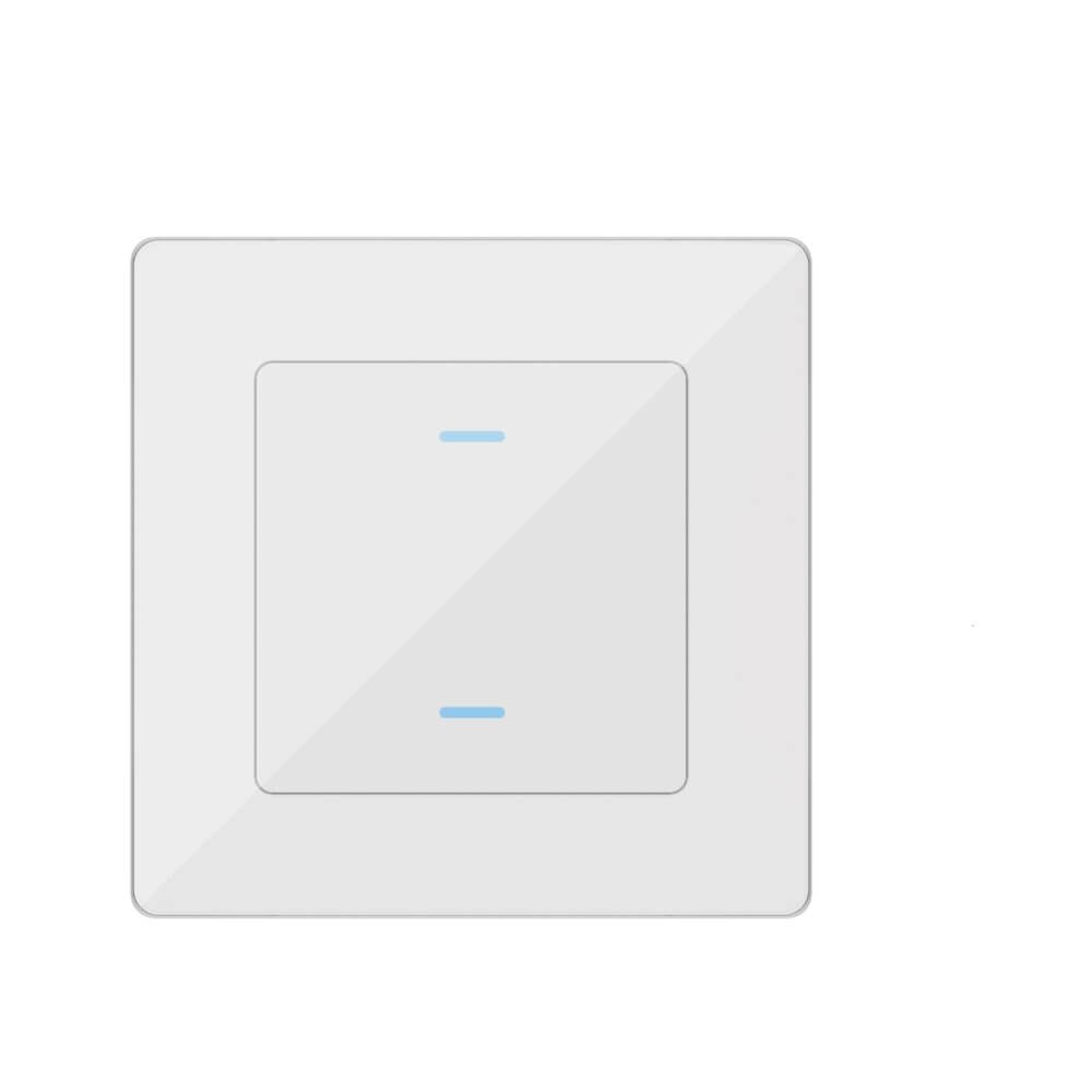 SIRO Smart 2-channel light switch Venus white