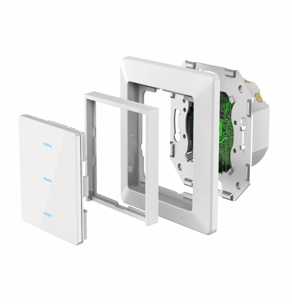 SIRO Smart 3-channel light switch Venus white