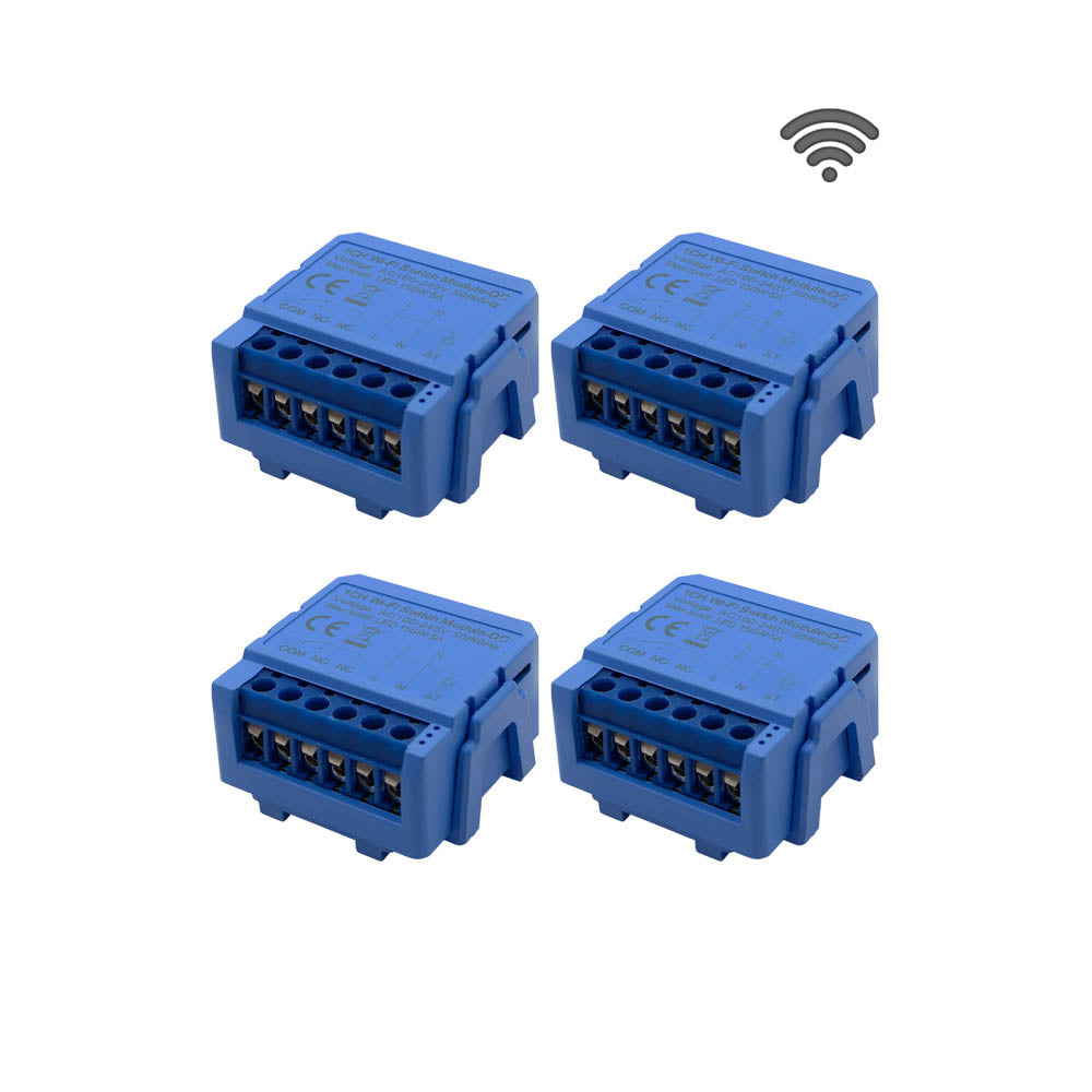 SIRO Smart Relay Switch DC-module 4-pack