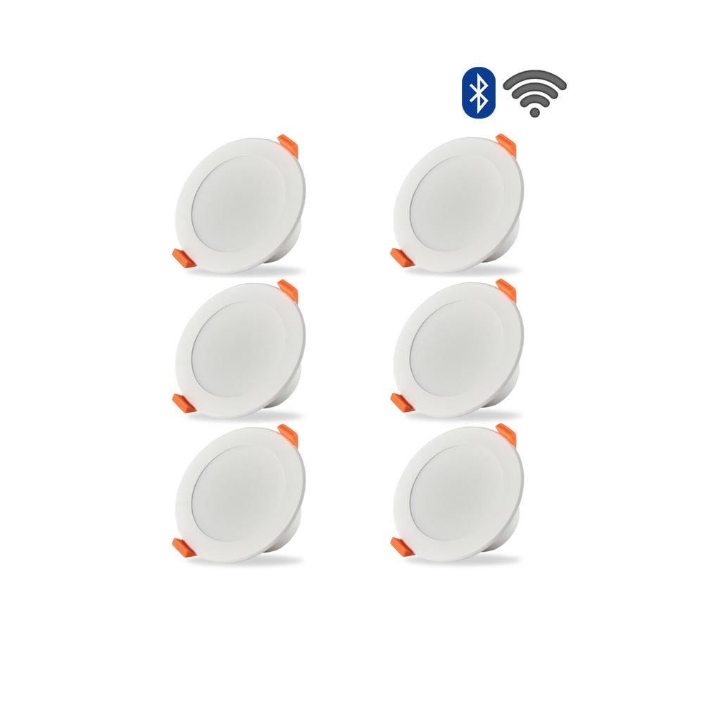 SIRO Smart Wi-Fi Bluetooth LED Spot 6-pack