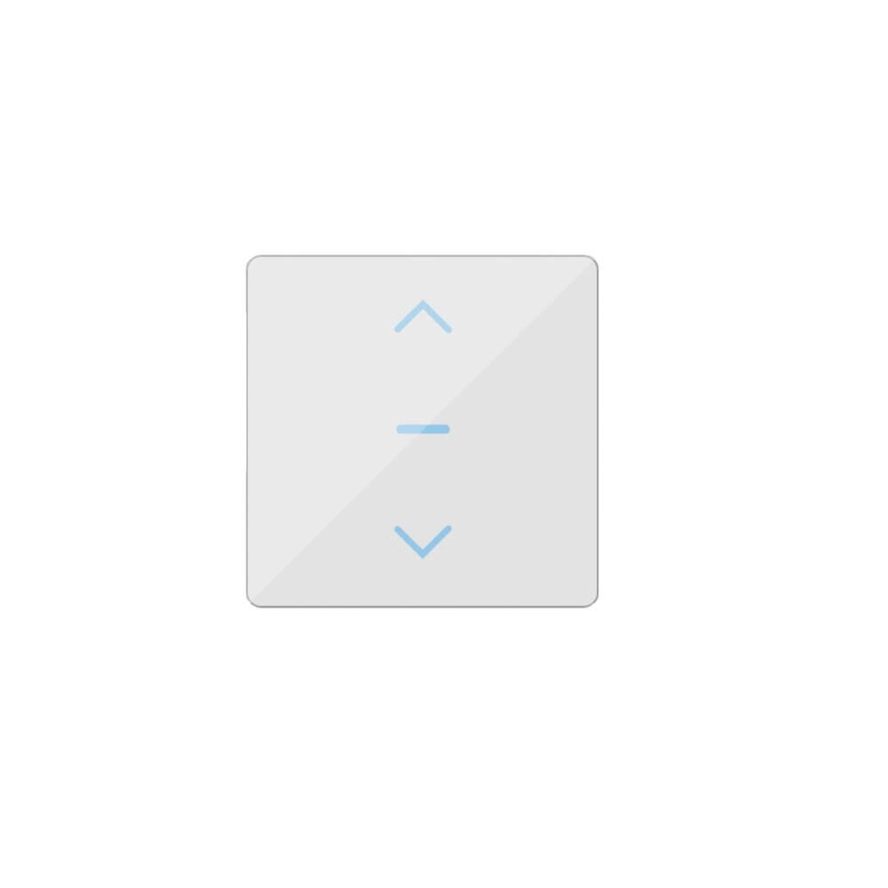 Glazen afdekking rolluikschakelaar Venus