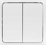 SIRO Schalterblende 2-Kanal Lichtschalter Merkur