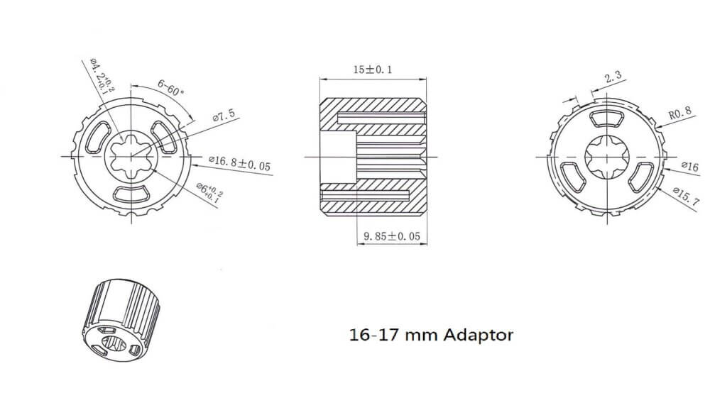 SIRO RF batterij rolgordijnmotor