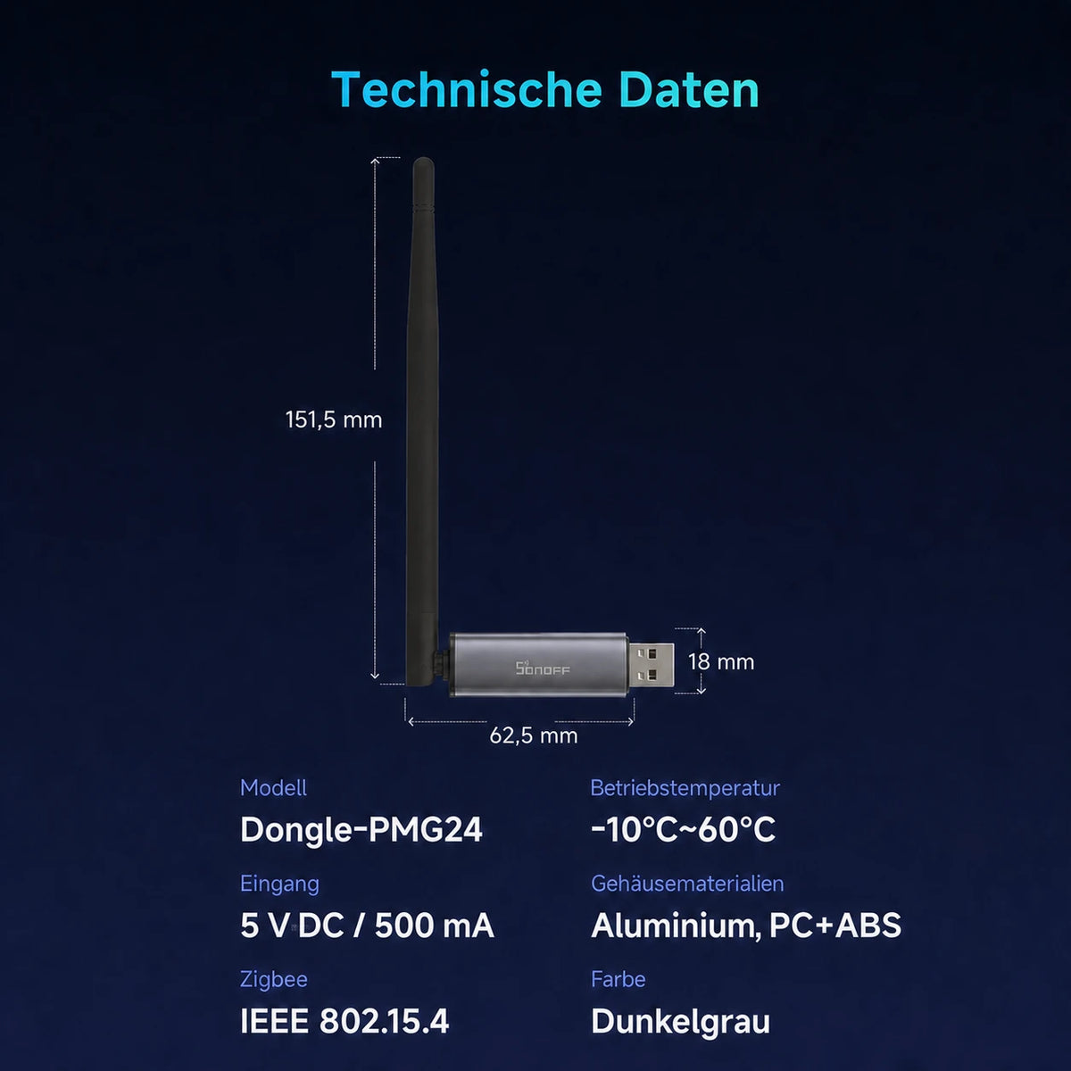 Sonoff Dongle Plus MG24 | USB-Dongle Zigbee/Thread