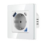 SIRO Smart inbouwstopcontact Venus met USB &amp; USB-C wit
