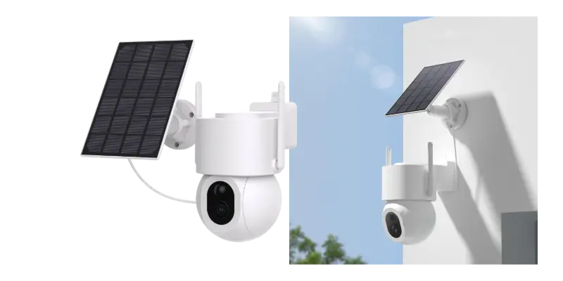 Solar outdoor surveillance camera