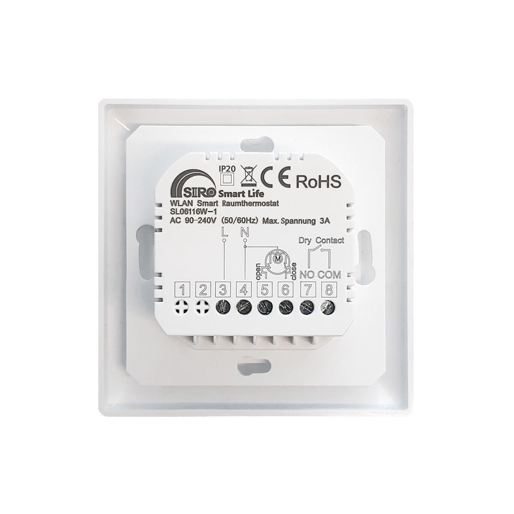 SIRO Slimme Kamerthermostaat SL06116W wit