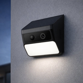 Solarwandlamp met camera en bewegingsmelder