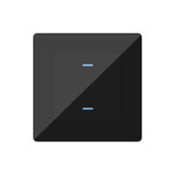 SIRO Smart 2-channel light switch Venus black