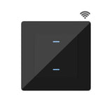 SIRO Smart 2-channel light switch Venus black