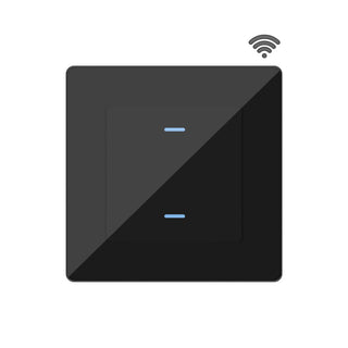 SIRO Smart 2 Kanal Lichtschalter Venus schwarz