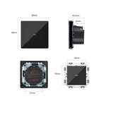 SIRO Smart Light Switch Venus Zwart 4-pack